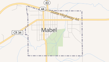 Mabel, Minnesota map