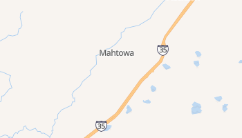 Mahtowa, Minnesota map