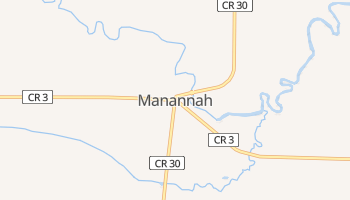 Manannah, Minnesota map