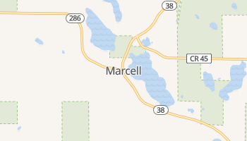 Marcell, Minnesota map