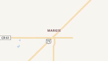 Margie, Minnesota map