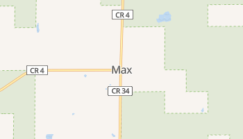 Max, Minnesota map
