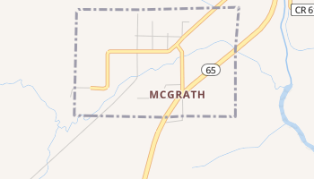 McGrath, Minnesota map