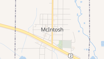 McIntosh, Minnesota map