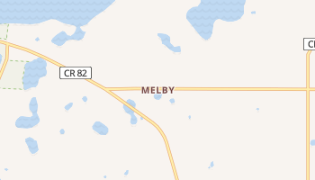 Melby, Minnesota map