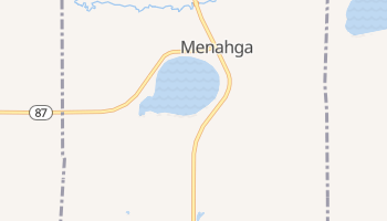 Menahga, Minnesota map