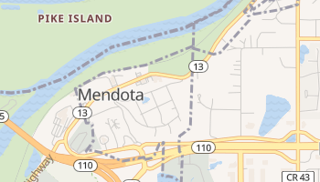 Mendota, Minnesota map
