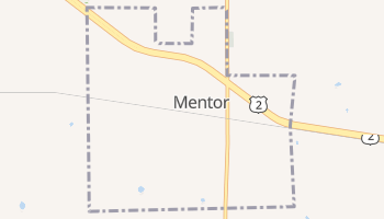 Mentor, Minnesota map