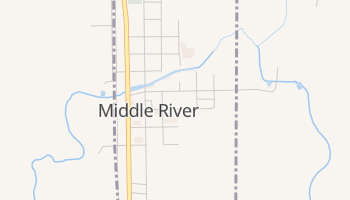 Middle River, Minnesota map