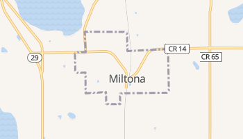 Miltona, Minnesota map