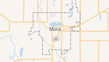 Mora, Minnesota map