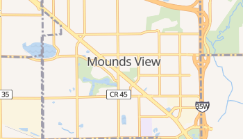 Mounds View, Minnesota map