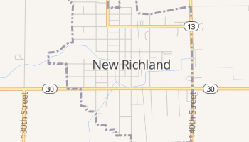 New Richland, Minnesota map