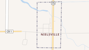 Nielsville, Minnesota map