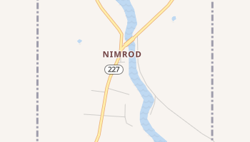 Nimrod, Minnesota map