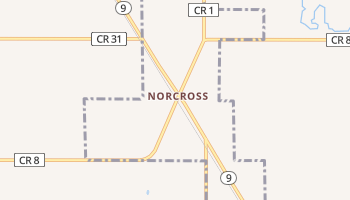 Norcross, Minnesota map