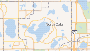 North Oaks, Minnesota map