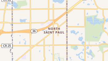 North Saint Paul, Minnesota map