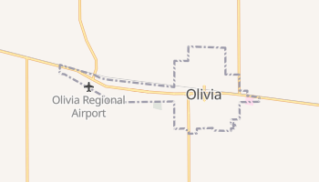 Olivia, Minnesota map