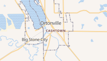 Ortonville, Minnesota map