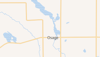 Osage, Minnesota map
