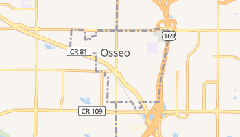 Osseo, Minnesota map
