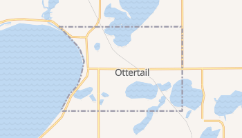 Ottertail, Minnesota map