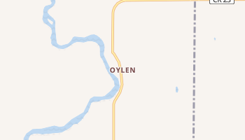 Oylen, Minnesota map