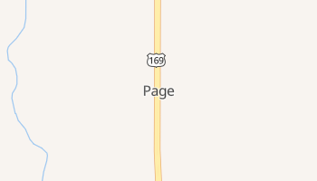 Page, Minnesota map
