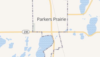 Parkers Prairie, Minnesota map