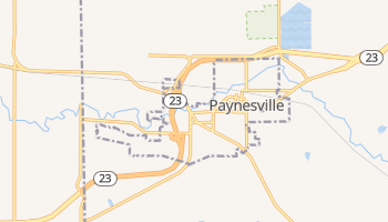 Paynesville, Minnesota map