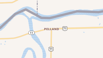 Pelland, Minnesota map