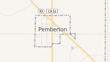 Pemberton, Minnesota map