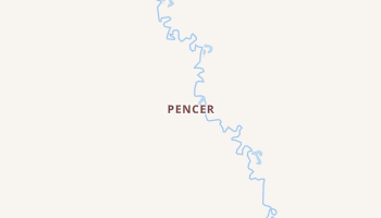 Pencer, Minnesota map