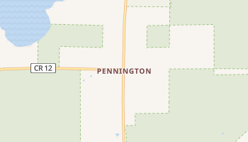 Pennington, Minnesota map