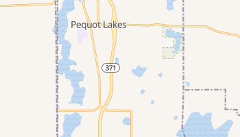 Pequot Lakes, Minnesota map
