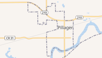 Pillager, Minnesota map