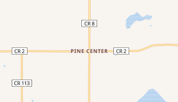 Pine Center, Minnesota map