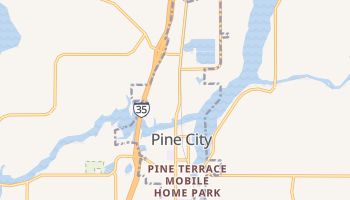 Pine City, Minnesota map