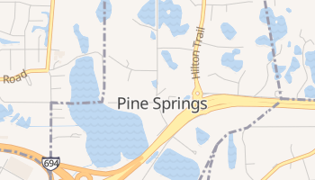 Pine Springs, Minnesota map