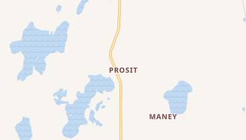 Prosit, Minnesota map