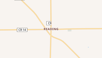 Reading, Minnesota map