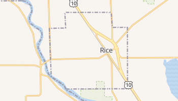 Rice, Minnesota map
