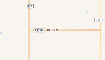 Rosen, Minnesota map