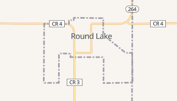 Round Lake, Minnesota map