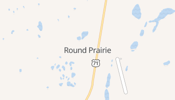 Round Prairie, Minnesota map