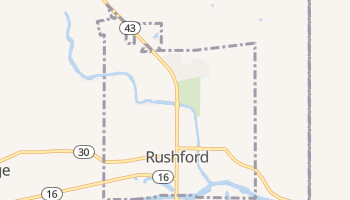 Rushford, Minnesota map