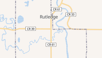 Rutledge, Minnesota map