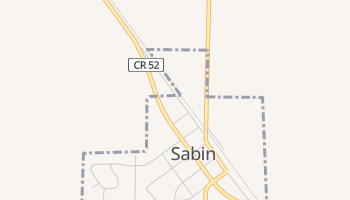 Sabin, Minnesota map