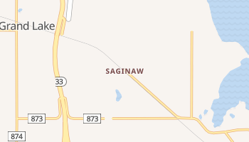 Saginaw, Minnesota map